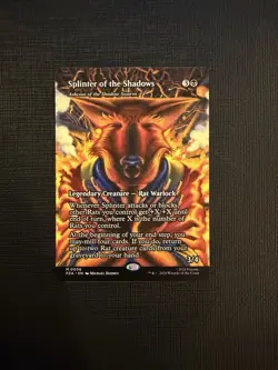 Splinter Of The Shadows 0006 Non-Foil Borderless TMNT MTG NM/M - Image 1