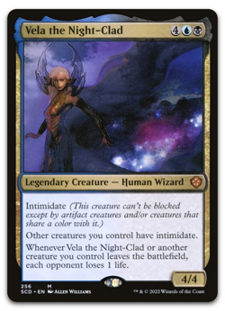 Vela the Night-Clad #256 LP Starter Commander SCD Magic MTG - Image 1