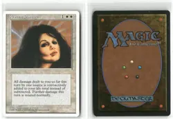 Reverse Damage Fourth Edition Magic: The Gathering Rare Lightly Played - Image 3
