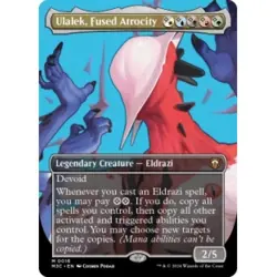 Ulalek, Fused Atrocity (borderless) X4 M/NM MTG Modern Horizons 3: Commander - Image 1