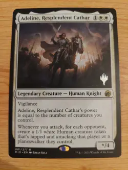 Adeline, Resplendent Cathar - 001/277 (Innistrad Promo) - Near Mint NM - Rare - Image 1