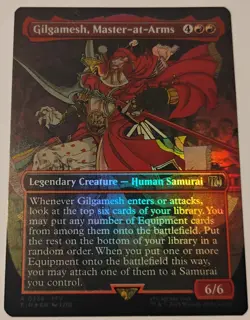 Gilgamesh, Master-at-Arms (Borderless) Final Fantasy Foil - Image 1