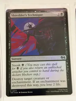 Shredder's Technique Teenage Mutant Ninja Turtles Foil 77 - Image 1