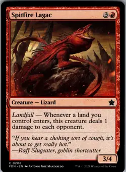 Spitfire Lagac 208 - Foundations NM - Magic: The Gathering TCG - Image 1