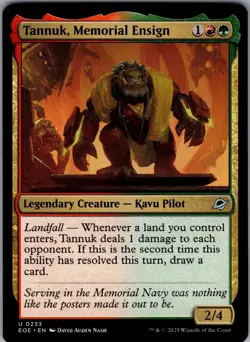 Tannuk, Memorial Ensign 233 - Edge of Eternities NM - Magic: The Gathering TCG - Image 1