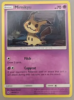 Mimikyu 58/145 Guardians Rising Pokemon TCG Deck Exclusive - LP - Image 1