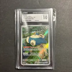 2023 Pokemon Black Star Promos Snorlax 151 Elite Trainer Box CGC 10 #051 - Image 1
