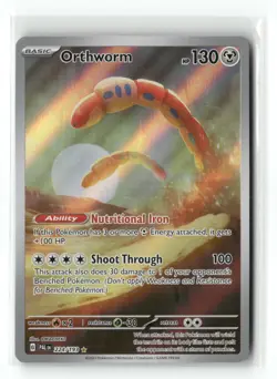 Orthworm 224/193 Illustration Rare Paldea Evolved Pokemon Holo Near Mint - Image 1