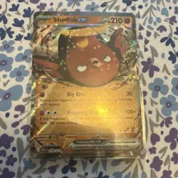 Stunfisk EX 114/217 Double Rare Ascended Heroes 210 HP Holo Pokemon TCG - Image 1