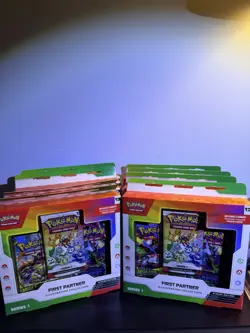 Pokemon TCG First Partner Illustration Series 1 Collection Box Lot Of 4x - Image 1