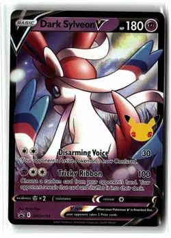 Dark Sylveon V ⭐ SWSH134 Holo Promo Sword & Shield Promo Pokemon NM - Image 1