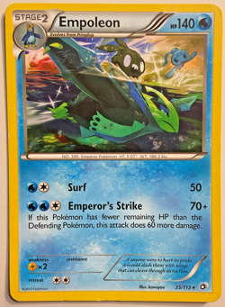 Empoleon Non Holo Rare Legendary Treasures 35/113 LP Pokemon TCG - Image 1
