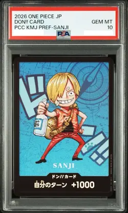 PSA 10 Sanji DON!! Card Promo One Piece Kumamoto Prefecture Japanese JP - Image 1