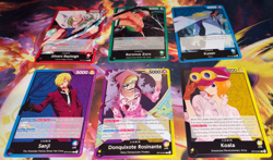 One Piece Legacy of the Master (OP12) Leader 6 Card Lot - Image 1