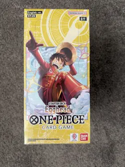 One Piece TCG Egghead Starter Deck ST-29 Bandai English Luffy - Image 1