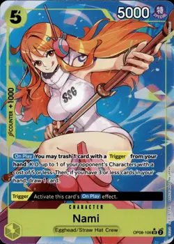 One Piece Two Legends Nami Alt Art OP08-106 NM english - Image 1