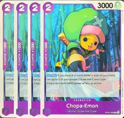 One Piece TCG - 4er Playset - OP05-068 Chopa-Emon C/EN/NM - Image 1