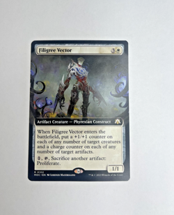 Filigree Vector (Extended Art) Commander: March of the Machine Regular 102 - Image 1
