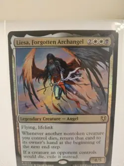 MTG Magic the Gathering Liesa Forgotten Archangel (foil) Innistrad Remastered NM - Image 1