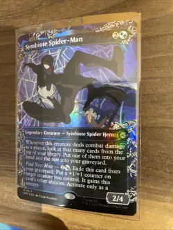 Symbiote Spider-Man (Borderless Foil) Marvel's Spider-Man Mtg Spm - Image 2
