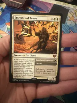 Emeritus Of Truce MTG SOS Strixhaven Swords To Plowshares NM Mythic 0013 Magic - Image 1