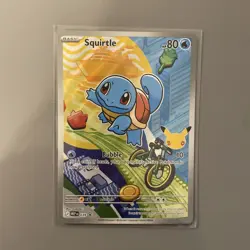 Pokemon Squirtle MEP 039 First Partner Illustration Promo 30th Anniversary - Image 1