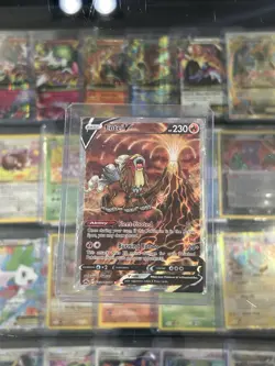 Pokemon Entei V GG36/GG70 Crown Zenith Galarian Gallery Ultra Rare Holo 230 HP - Image 1