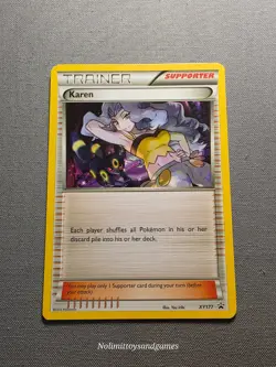 Pokemon Karen XY177 XY Black Star Promo Free Shipping - Image 1