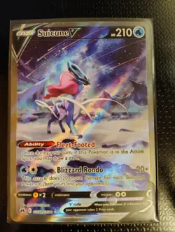 POKEMON SUICUNE V Crown Zenith Galarian Gallery GG38/GG70 - Image 1