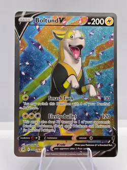 Boltund V 249/264 Ultra Rare Fusion Strike Pokemon NM - Image 1