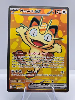 Meowth ex 107/088 Ultra Rare Perfect Order Pokemon NM - Image 1