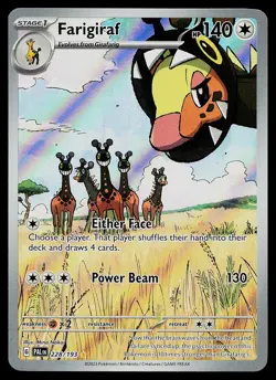Pokemon Card - Farigiraf Paldea Evolved 228/193 Holo Illustration Rare - Image 1