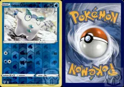 Galarian Darumaka 043/189 C Darkness Ablaze Pokemon Reverse Holo NM/M - Image 2