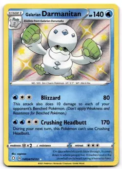 Galarian Darmanitan SV024/SV122 Shining Fates Shiny Vault Pokemon Holo NM - Image 1