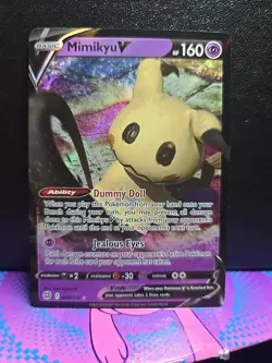 Pokemon Mimikyu V Sword & Shield: Brilliant Stars 068/172 - Holo Ultra Rare - NM - Image 1