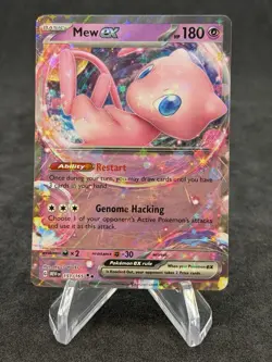 Pokemon Mew ex Full Art Ultra Rare Holo Scarlet & Violet 151 EX 151/165 - Image 1
