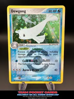 Dewgong 3/112 Reverse Holo, FireRed & LeafGreen , Pokemon, LP - Image 1