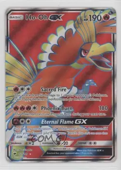 Full Art - Ho-Oh GX Pokemon Sun & Moon Burning Shadows #131 - Image 1