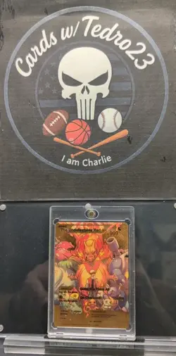 Pokemon Charizard EX Gold Foil Custom The Undefeatable Red Card 999 999HP 150000 - Image 4