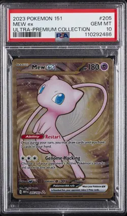 2023 POKEMON 151 ULTRA-PREMIUM COLLECTION #205 MEW EX PSA 10 - Image 1