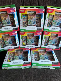 8x Pokemon TCG: First Partner Illustration Collection — Series 1 - SEALED ✅ 🚚 - Image 1