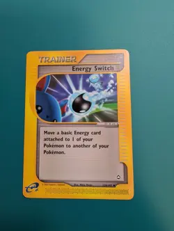 Pokemon Card 2002 Aquapolis Uncommon Trainer Energy Switch 120/147 NM - Image 2