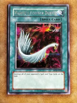 Yugioh Harpie's Feather Duster WC4-E003 Secret Rare Euro Exclsuive Promo NM - Image 1