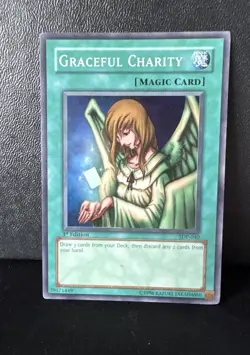 Yugioh Graceful Charity SDP-040 Starter Deck: Pegasus 1st Edition Played - Image 1