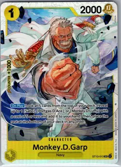 Monkey.D.Garp ST13-013 SR Ultra Deck: The Three Brothers - One Piece Card - NM - Image 1