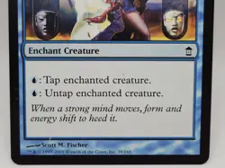 MTG Freed from the Real LP Champions of Kamigawa Enchant Creature Magic Card - Image 3