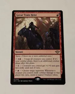 MTG Great Train Heist - Outlaws of Thunder Junction NM - Image 1