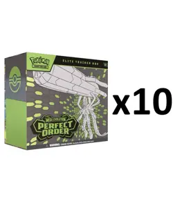 Pokemon ETB Perfect Order Elite Trainer Box 10x Case FACTORY SEALED IN HAND! - Image 2