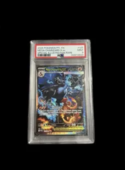 Pokemon Mega Charizard X ex 125/094 Phantasmal Flames PSA 9 Special Illustratio… - Image 1