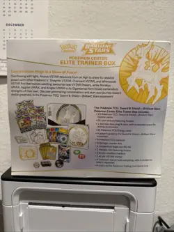 Pokemon TCG Sword & Shield Brilliant Stars Pokemon Center Elite Trainer Box - Image 3